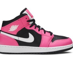 Womens Pink and Black Jordan 1 “pinksicle”
